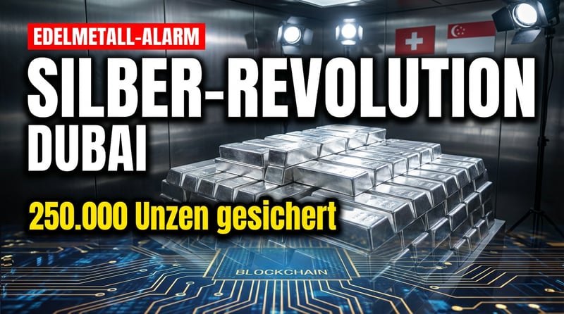 Silber als digitaler Anker: Dubai-Unternehmen sichert sich Viertelmillion Unzen physisches Edelmetall
