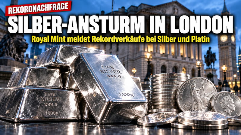 Silber-Ansturm in London: Royal Mint knackt alle Rekorde!