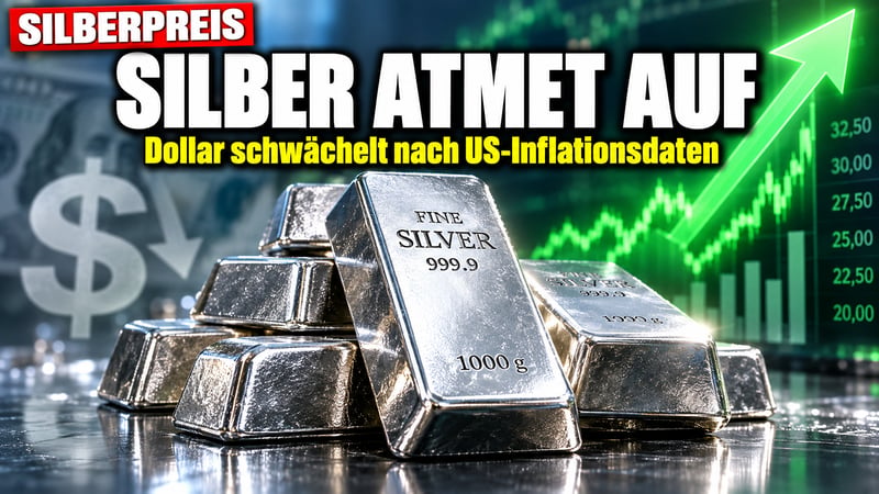 Silber atmet auf: US-Inflationsdaten bremsen den Dollar aus!
