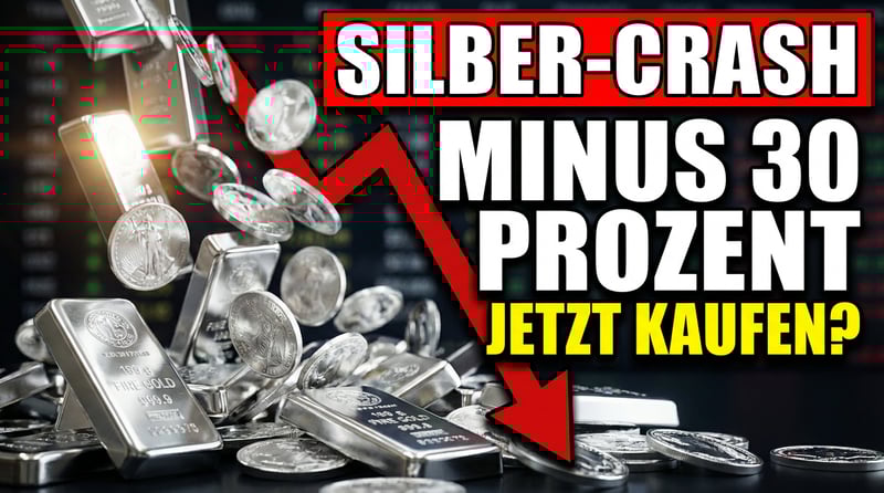 Silber-Crash von 30 Prozent: Warum das weiße Metall jetzt erst recht interessant wird