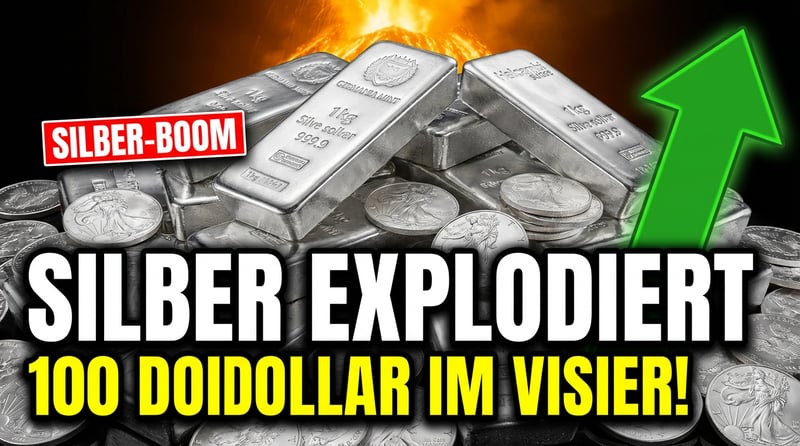 Silber im Höhenrausch: Das weiße Metall stürmt auf die magische 100-Dollar-Marke zu