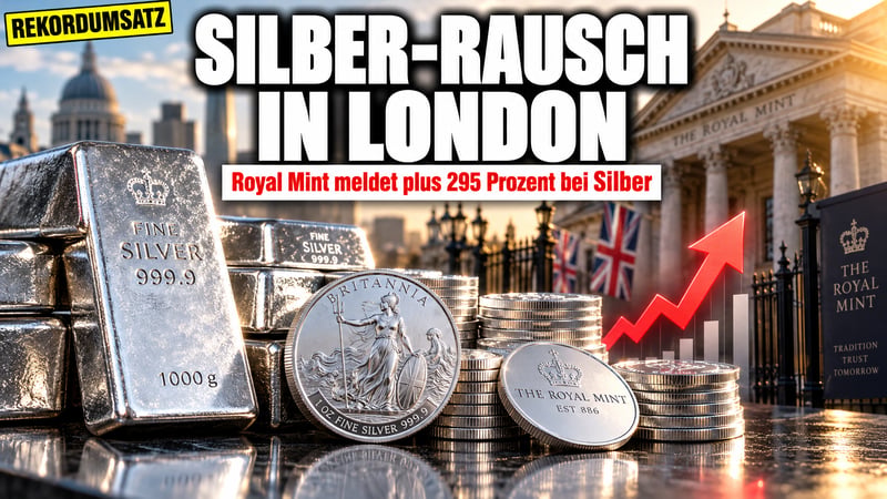 Silber-Rausch in London: Royal Mint knackt alle Verkaufsrekorde!