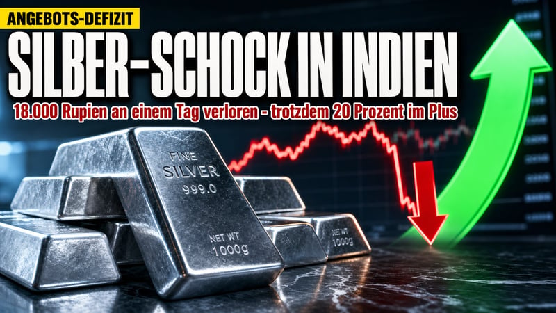 Silber-Schock in Indien: 18.000 Rupien weg – an einem einzigen Tag!