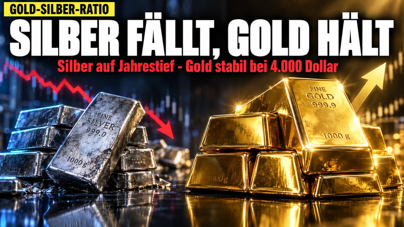 Silber unter Druck: Warum Gold jetzt die bessere Figur macht