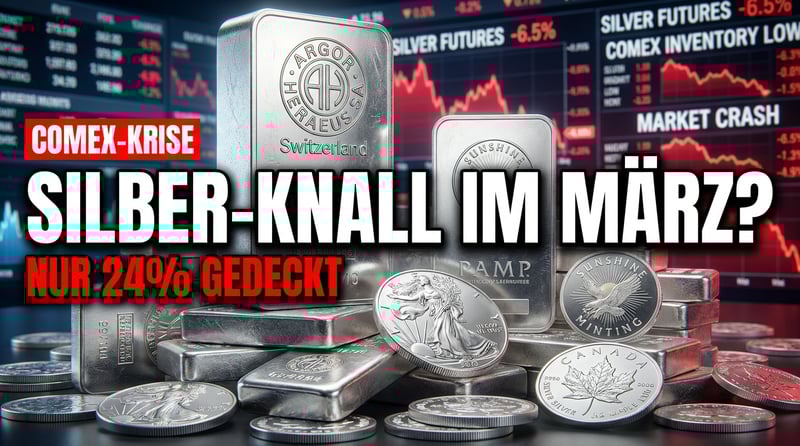 Silbermarkt vor dem Sturm: Droht der COMEX im März der große Knall?
