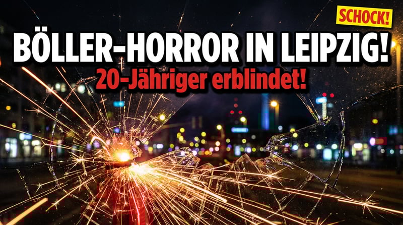 Silvester-Wahnsinn in Leipzig: Junger Mann verliert Augenlicht durch Böllerwurf