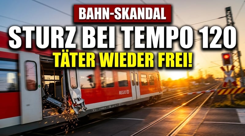Skandal auf Schienen: Gewalttäter stürzt Bahnmitarbeiter aus dem Zug – und ist längst wieder frei