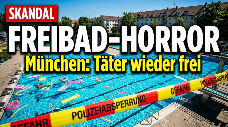Skandal im Münchner Freibad: Staatenloser vergreift sich an zwei Kindern – und darf einfach gehen