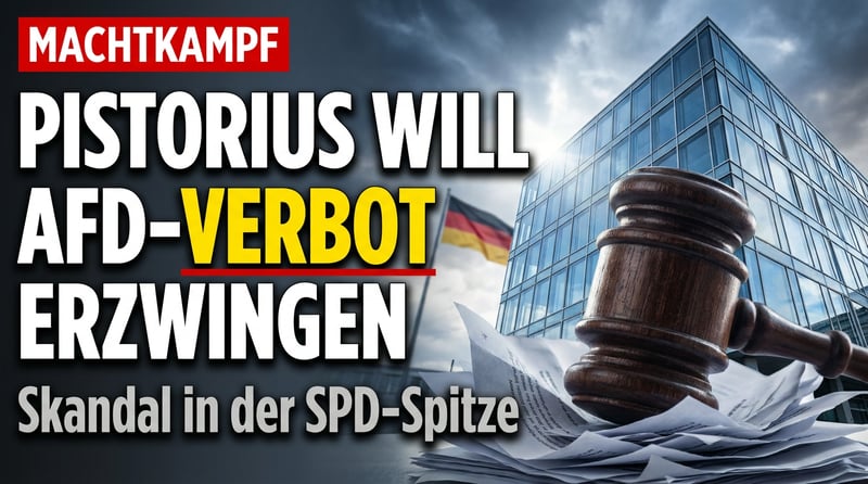 Skandal in der SPD-Spitze: Pistorius will offenbar die stärkste Oppositionspartei per Gerichtsbeschluss ausschalten