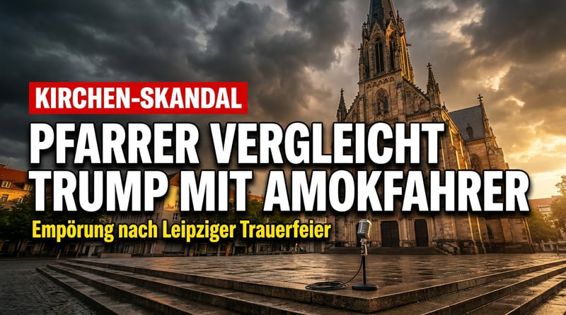 Skandal in Leipzig: Pfarrer setzt psychisch kranken Amokfahrer mit Donald Trump gleich