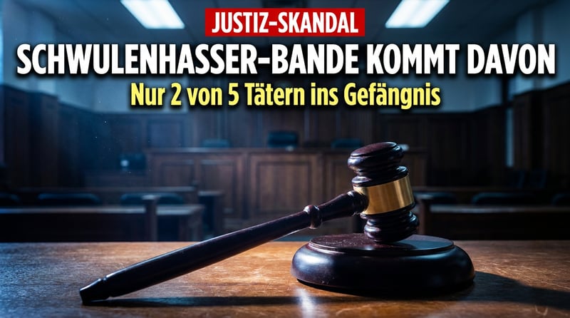 Skandalurteil in Frankfurt/Oder: Brutale Schwulenhasser-Bande kommt mit Samthandschuhen davon
