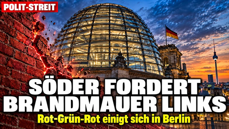 Söder-Attacke auf Rot-Grün-Rot: „Honecker 2.0“ mitten in Berlin?