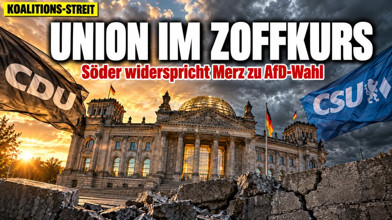 Söder gegen Merz: Wer verhalf dem AfD-Mann in Magdeburg ins Amt?