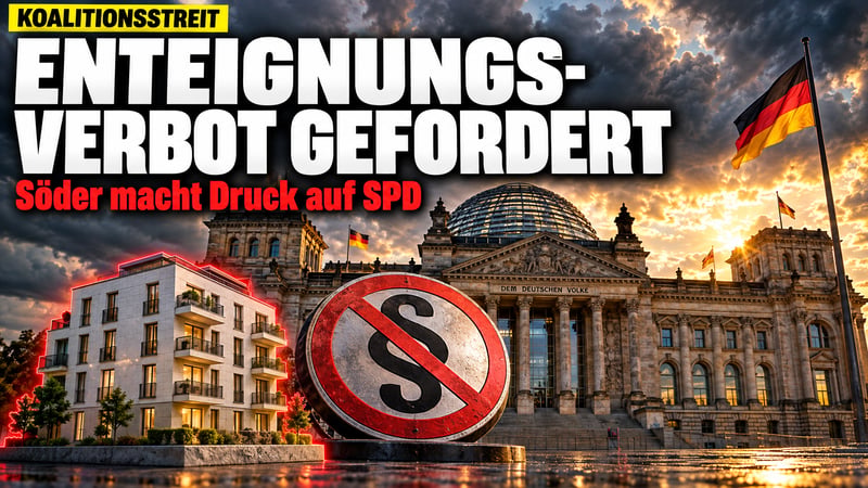 Söder macht Druck: Kommt jetzt das Verbot von Enteignungen?