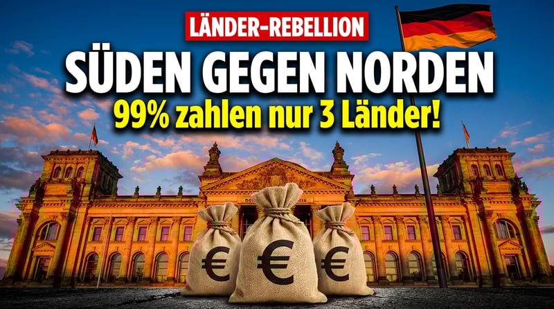 Söder, Rhein und Hagel rebellieren: Südländer fordern radikale Abkehr vom Länderfinanzausgleich