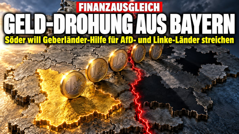Söders Geld-Drohung: Kein Bayern-Euro mehr für AfD- und Linke-Länder?