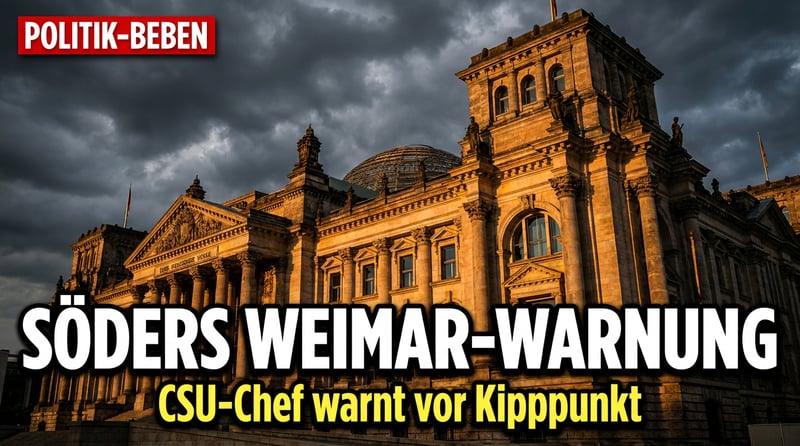 Söders Weimar-Theater: Wenn ein Ministerpräsident vor dem eigenen Versagen warnt