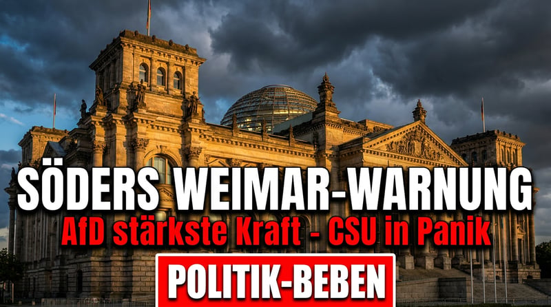 Söders Weimar-Vergleich: Wenn die Panik die Argumente ersetzt