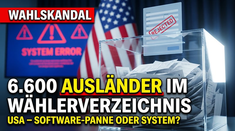 Software-Panne oder System mit Methode? 6.600 Ausländer landeten in New Jersey im Wählerverzeichnis