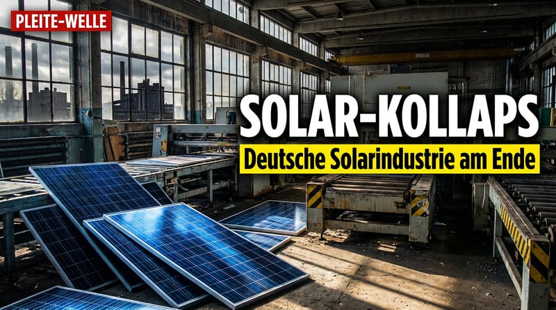 Solar-Pleitewelle reißt nicht ab: Soluxtec meldet Insolvenz an – Deutschlands grüner Traum zerschellt an der Realität