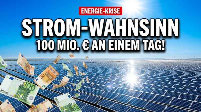 Solar-Wahnsinn auf Kosten der Steuerzahler: Wenn Deutschland für seinen eigenen Strom draufzahlt