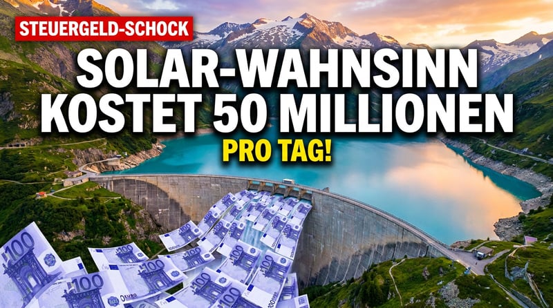 Solar-Wahnsinn: Wie die deutsche Energiewende Steuermilliarden in fremde Speicherseen pumpt