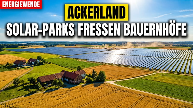 Solarparks fressen Ackerland: Wie deutsche Bauern unter die Räder der Energiewende geraten