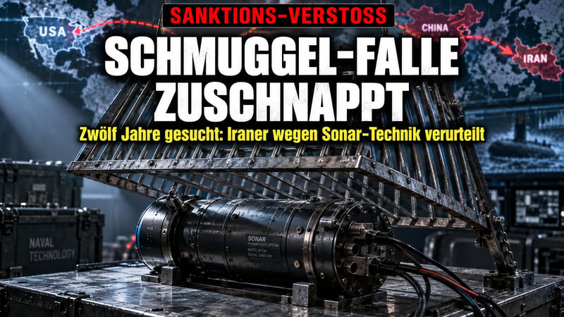 Sonar-Schmuggel für Teheran: Nach zwölf Jahren schnappt die Falle zu