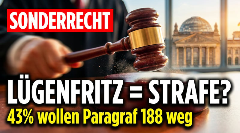 Sonderrecht für die Mächtigen? Die Mehrheit der Deutschen will Paragraf 188 endlich loswerden