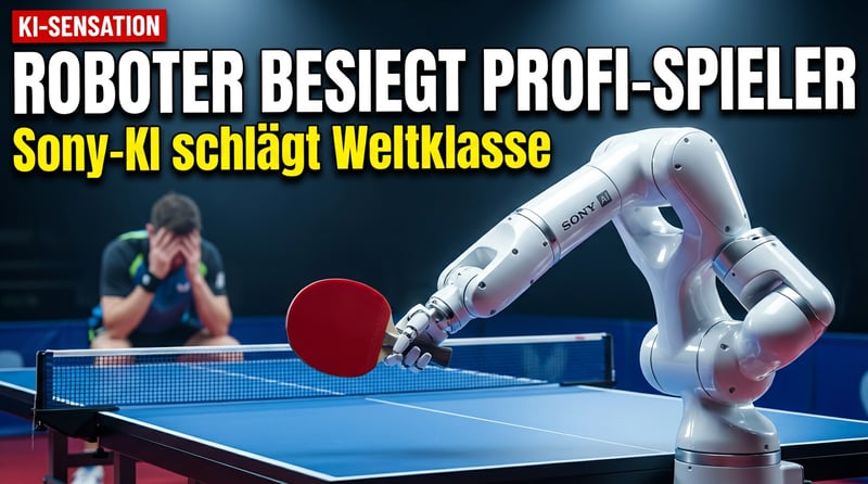 Sonys Ping-Pong-Roboter Ace: Wenn Maschinen Weltklasse-Sportler in die Knie zwingen