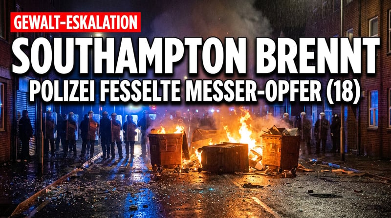 Southampton brennt: Wenn der Staat seinen eigenen Bürgern den Schutz verweigert, schlägt die Wut zurück