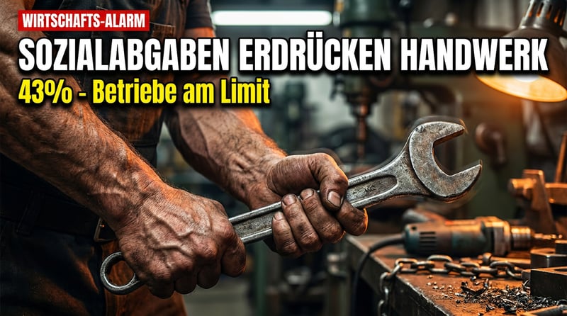 Sozialabgaben am Limit: Das Handwerk schlägt Alarm – und niemand in Berlin hört zu
