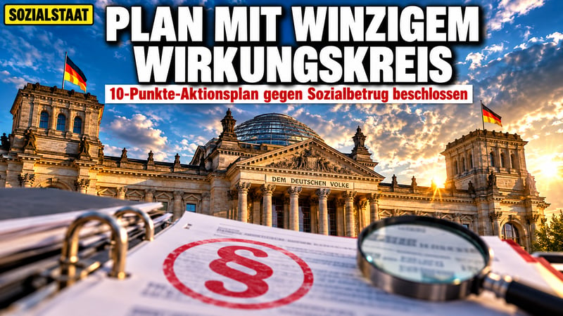 Sozialbetrug-Plan der Regierung: Großer Donner, kleines Mäuschen?
