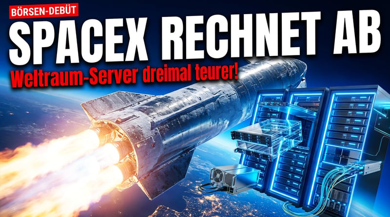 SpaceX an der Börse: Wenn das Silicon Valley den Weltraum als Steckdose entdeckt