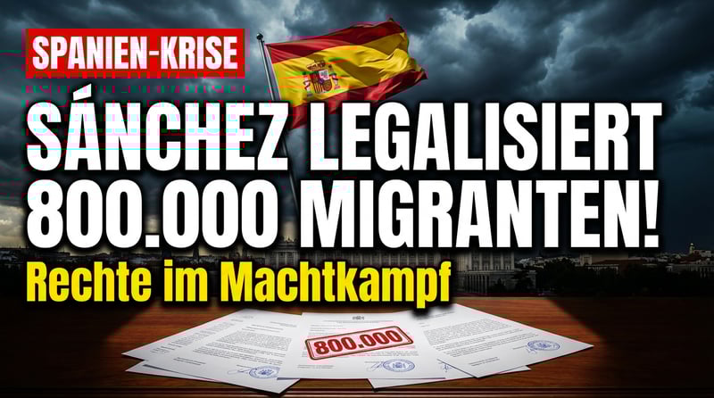 Spanien im Aufruhr: Sánchez legalisiert 800.000 Migranten – Rechte und Konservative ringen um die richtige Antwort
