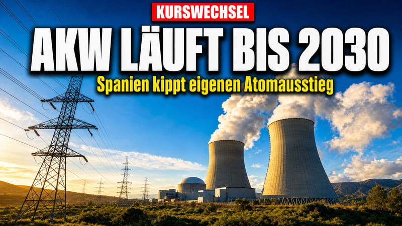 Spanien kassiert Abschalttermin: AKW Almaraz läuft bis 2030!