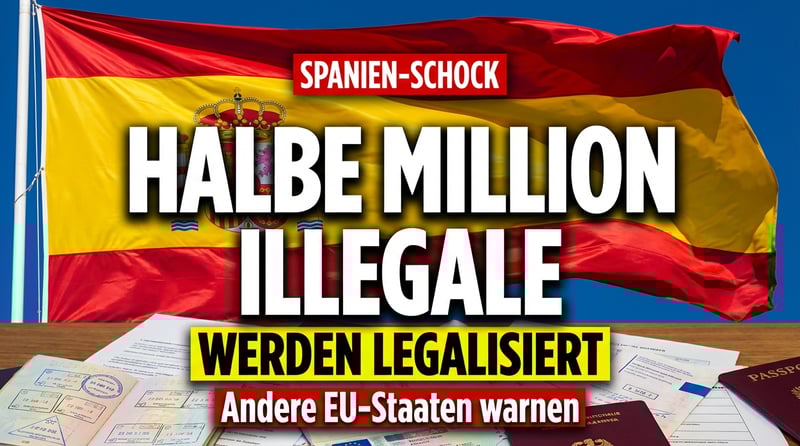 Spanien öffnet die Schleusen: Halbe Million illegaler Migranten soll per Dekret legalisiert werden