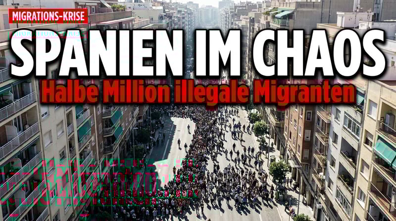 Spaniens Kollaps hat begonnen: Sánchez öffnet die Schleusen für eine halbe Million Illegale