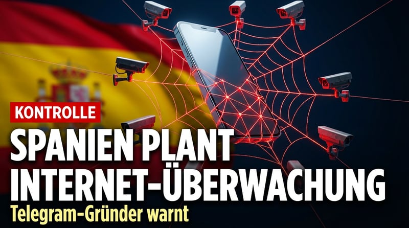 Spaniens Regierung plant digitale Totalüberwachung – Telegram-Gründer schlägt Alarm
