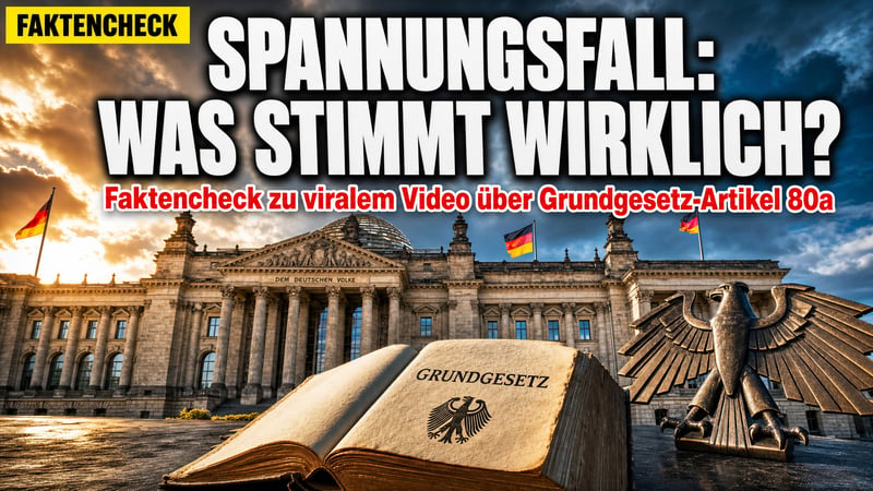 Spannungsfall-Panik: Was im Grundgesetz wirklich steht