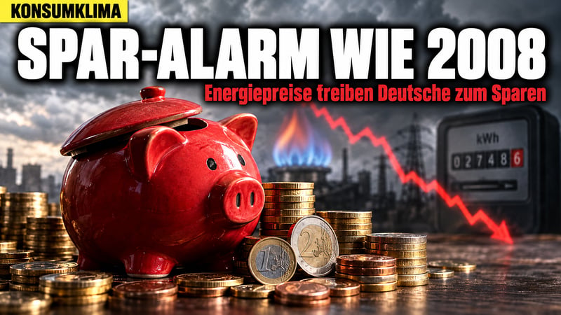 Spar-Alarm wie 2008: Energiepreise treiben Deutsche in die Deckung!