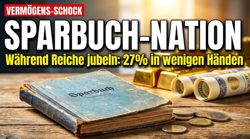Sparbuch-Nation Deutschland: Während die Superreichen jubeln, schaut der Bürger in die Röhre