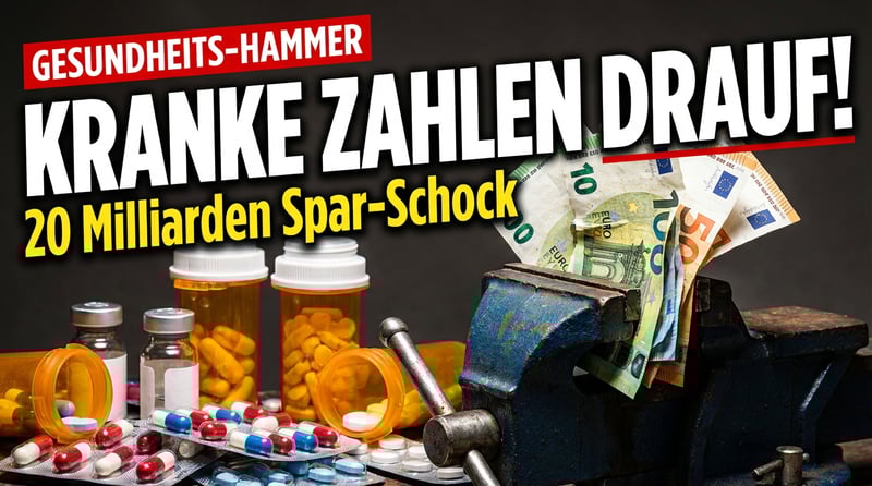 Sparhammer im Gesundheitssystem: Wenn die Kranken die Zeche zahlen sollen