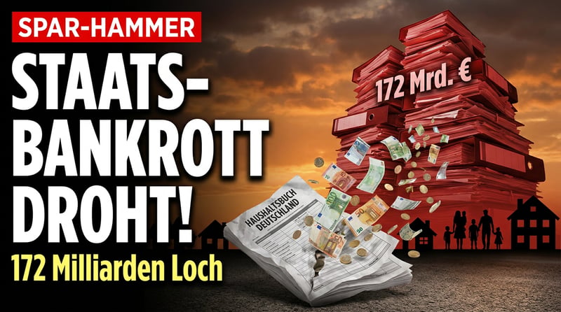 Sparherbst der Schwarz-Roten: Familien, Rentner und Bürger sollen den Staatsbankrott abwenden