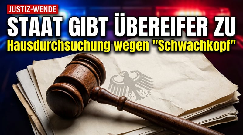 Späte Reue im Hetzjagd-Apparat: Wenn Staatsanwälte plötzlich Verhältnismäßigkeit entdecken