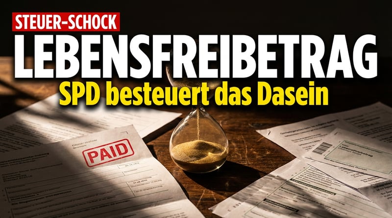 SPD erfindet den „Lebensfreibetrag" – Wenn das bloße Existieren zur Steuerschuld wird