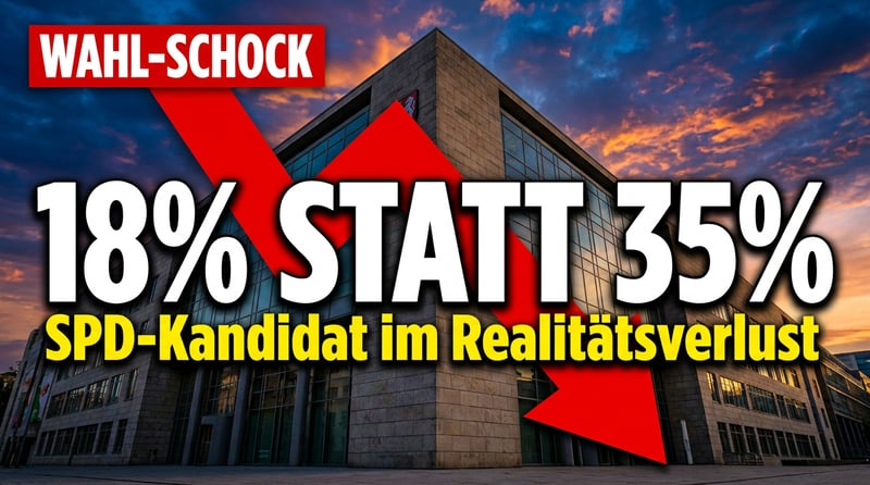 SPD in NRW im Realitätsverlust: Spitzenkandidat träumt von 35 Prozent – Umfragen sagen das Gegenteil