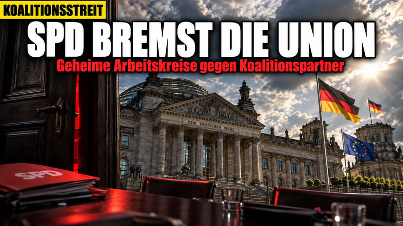 „SPD pur“ im Hinterzimmer: Geheime Zirkel sollen die Union ausbremsen!
