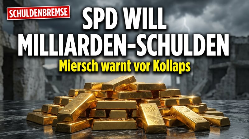SPD ruft nach neuen Milliardenschulden – Miersch warnt vor „Wirtschafts-Zusammenbruch"