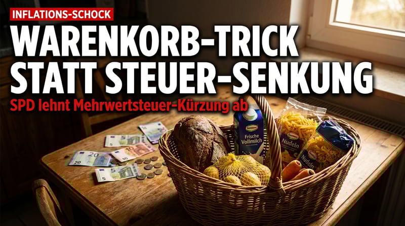 SPD-Warenkorb gegen Inflation: Symbolpolitik statt echter Entlastung für die Bürger
